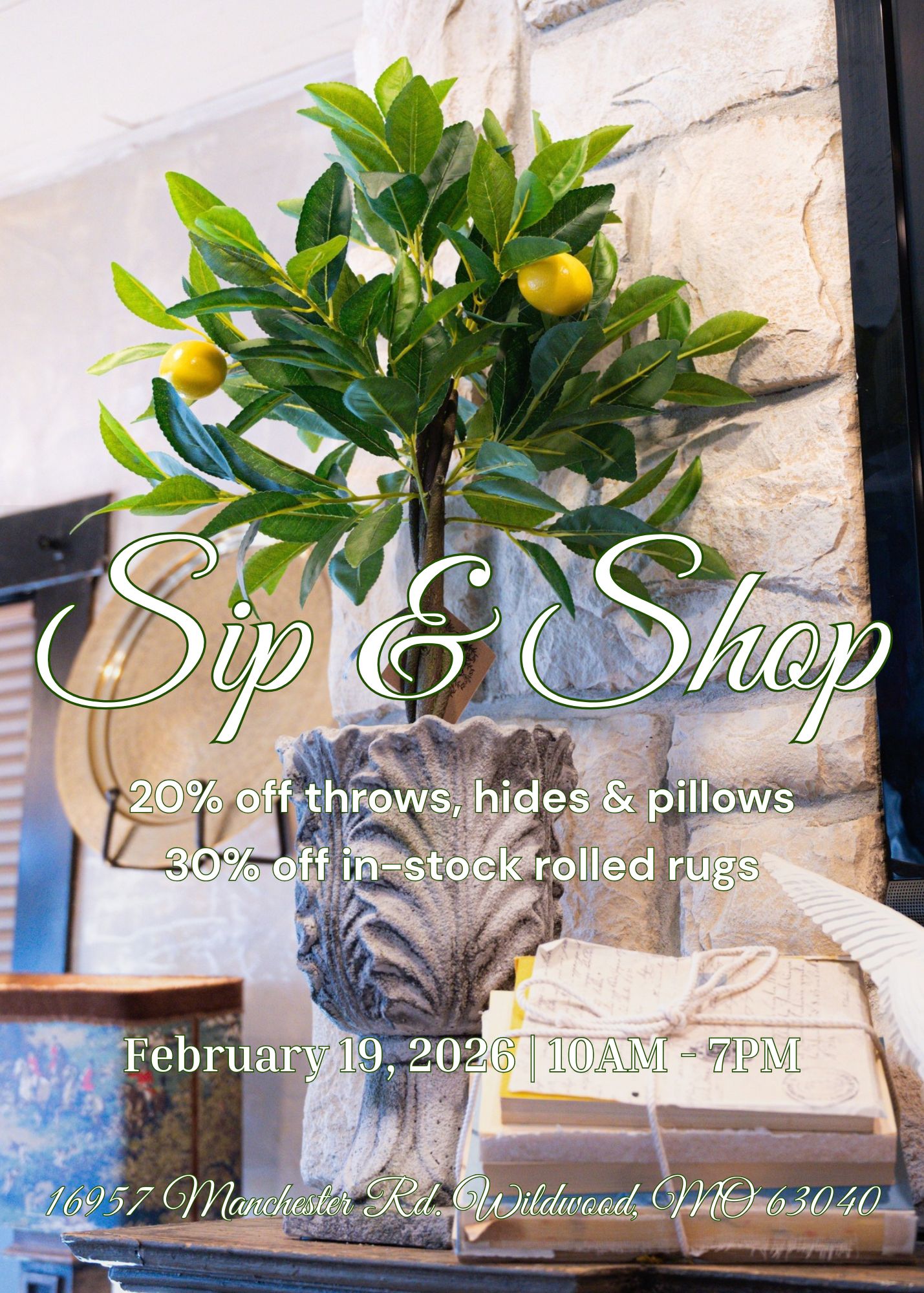 February Sip & Shop