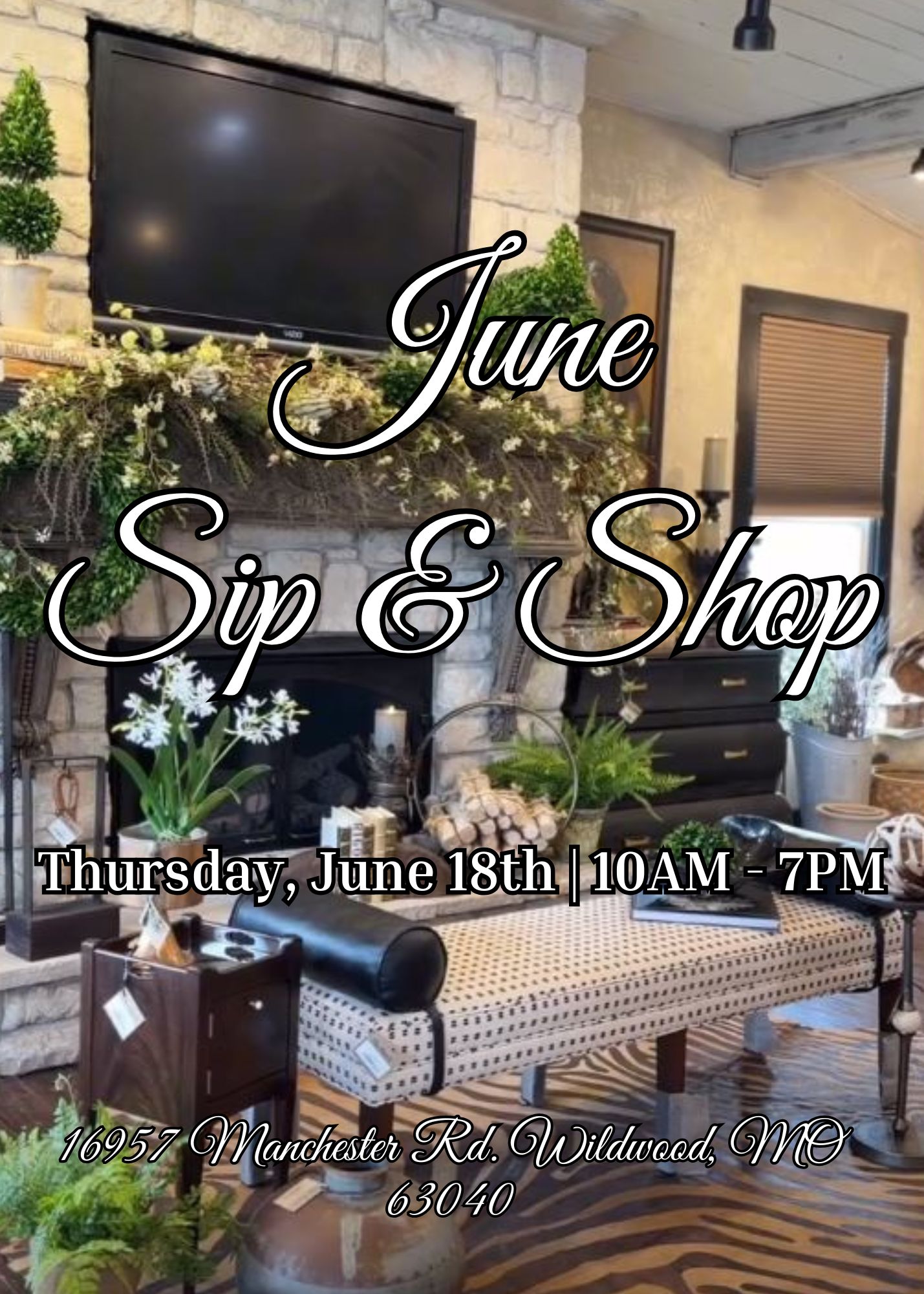 June Sip and Shop June Sip and Shop