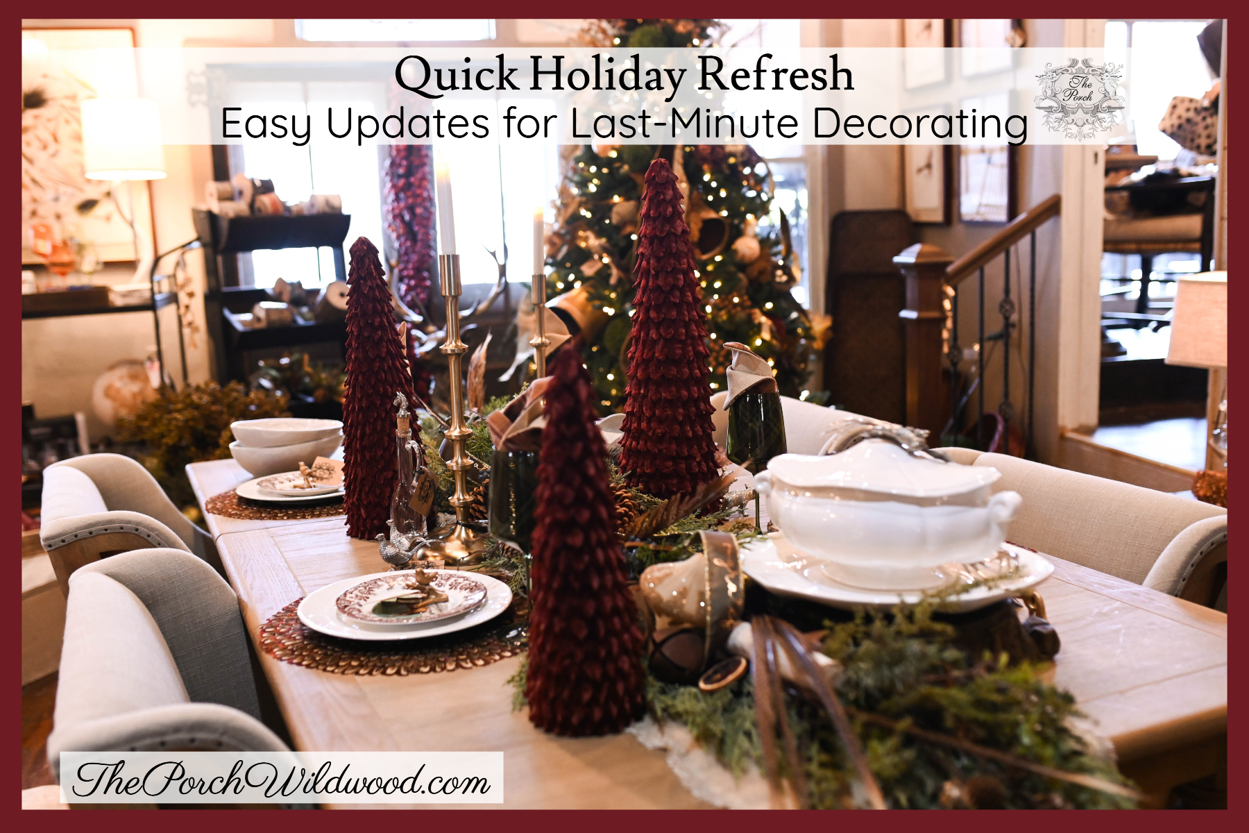 Quick Holiday Decor Refresh Quick Holiday Decor Refresh